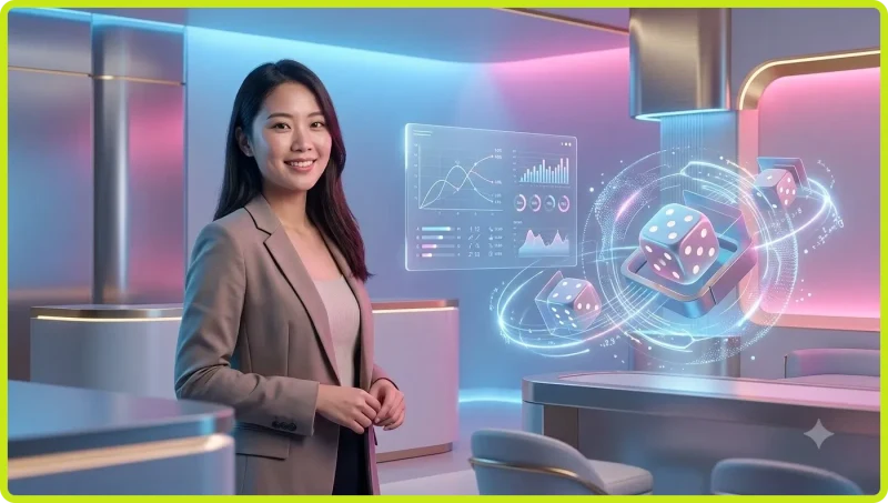 Ba viên xúc xắc và sơ đồ minh họa cách tính tổng điểm tài xỉu 88CLB