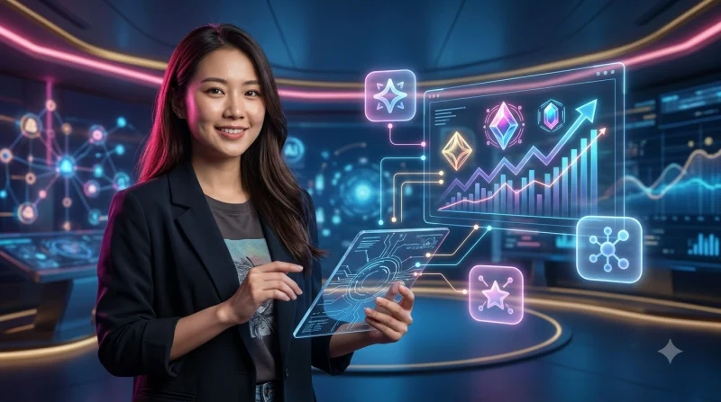 Bàn tay cầm đồng xu vàng với biểu tượng thưởng lucky spin game 88CLB