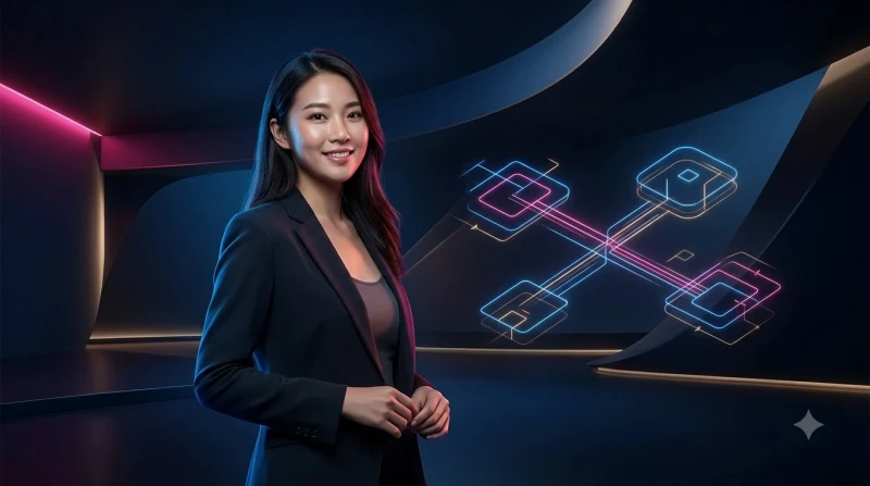 Bộ bài thắng trên bàn cờ xanh đậm với ánh sáng vàng lung linh và hiệu ứng hạt.
