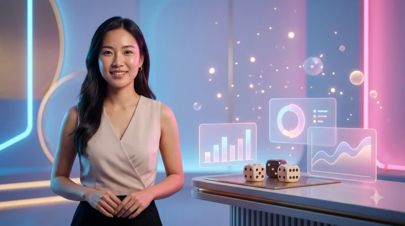 Cân vàng cân bằng giữa xúc xắc và khiên minh họa ưu nhược điểm khi chơi tài xỉu online 88CLB