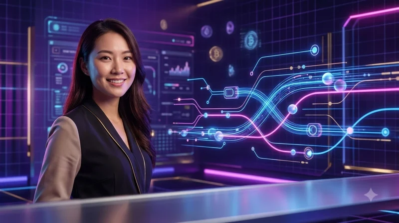 Điện thoại với giao diện ứng dụng sáng bóng, biểu tượng khiên bảo mật và dấu kiểm, nền neon hiện đại thể hiện sự tiện lợi và an toàn