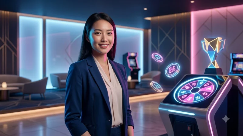 Mạng lưới các nút sáng xanh lam, hồng, vàng và ngọc lam kết nối trên nền đen