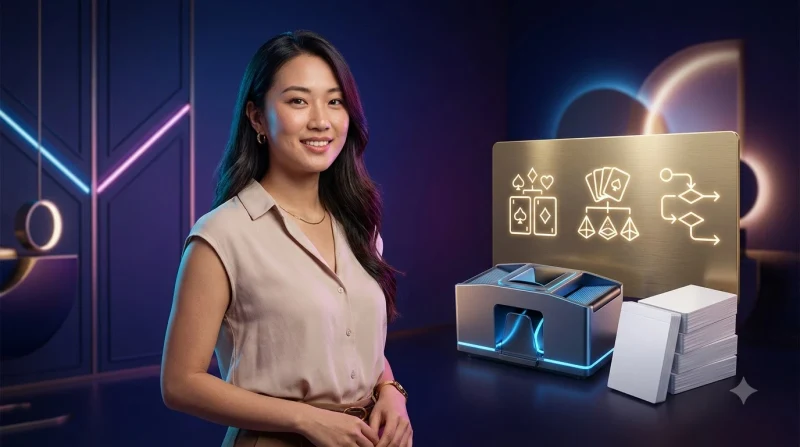 Minh họa bàn chơi và cách bố trí cửa cược cơ bản.
