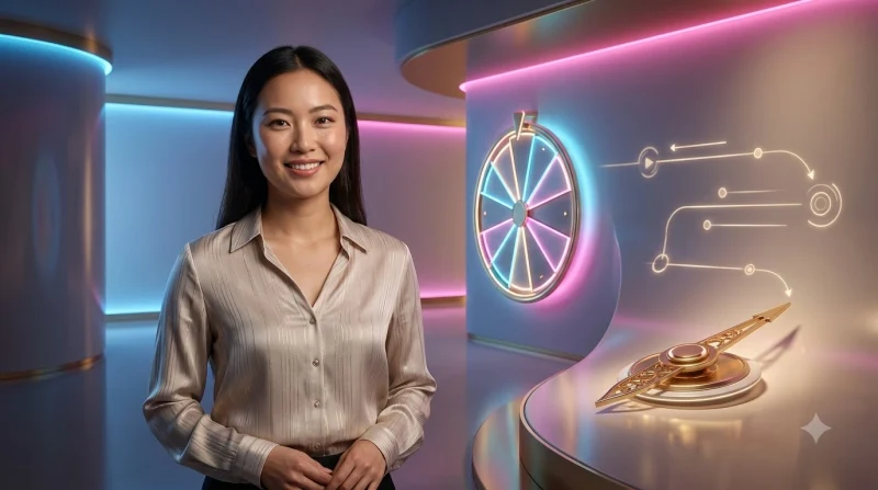 Minh họa bánh xe Roulette 88CLB và thiết bị số trong bối cảnh casino trực tuyến.