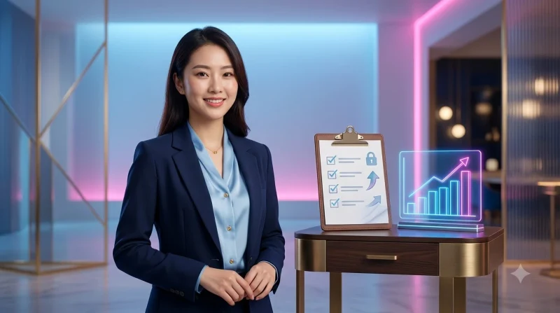 Minh họa checklist quản lý tài khoản và giao dịch an toàn