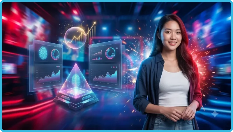 Minh họa giao diện đăng nhập an toàn trên điện thoại với biểu tượng thành công