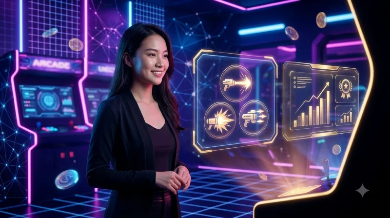 Minh họa lợi ích và kết quả tích cực khi chọn đúng vũ khí bắn cá arcade