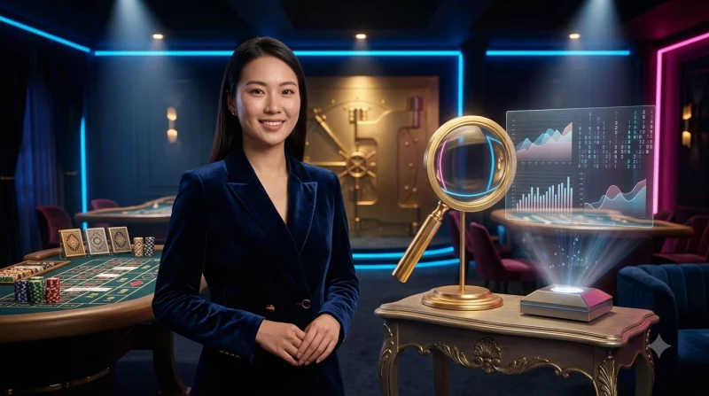 Người dùng tập trung tra cứu kết quả xổ số online trên thiết bị số với ánh sáng dịu, thể hiện sự chú ý khi đọc kết quả